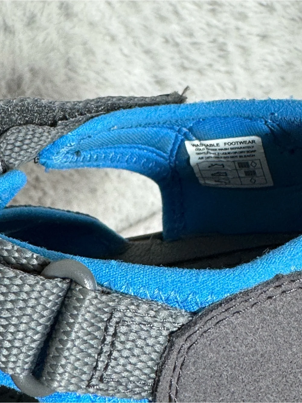 KEEN Newport H2 Kids Waterproof Water Sandals Grey Blue Size 3Y